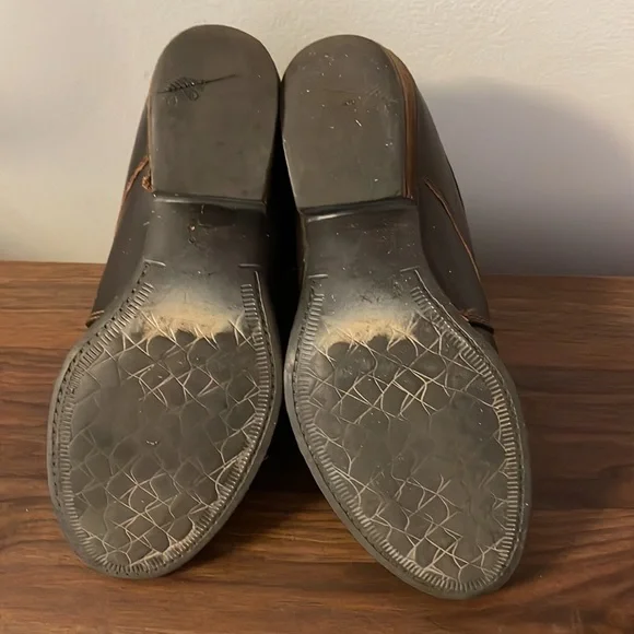 Mas Artisan Moki Brown Leather Ankle Booties - Picture 6 of 10